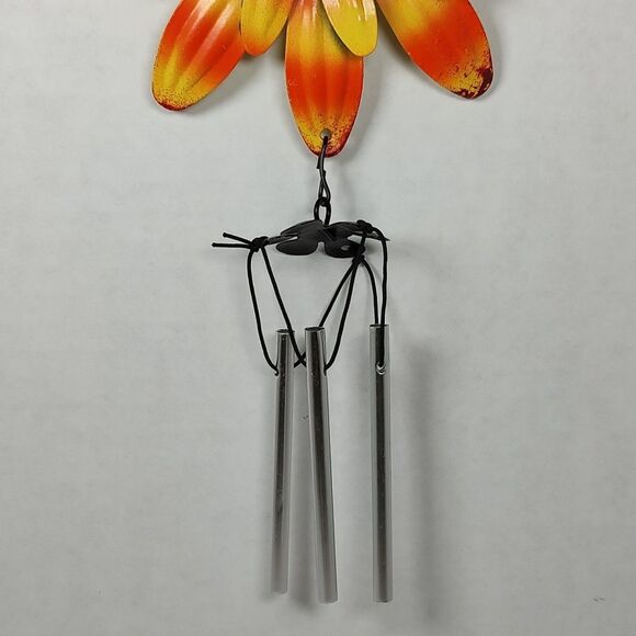 Trueliving Indoor Outdoor Multicolor Flower Wind Chime Sunflower Daisy Floral - Picture 4 of 10